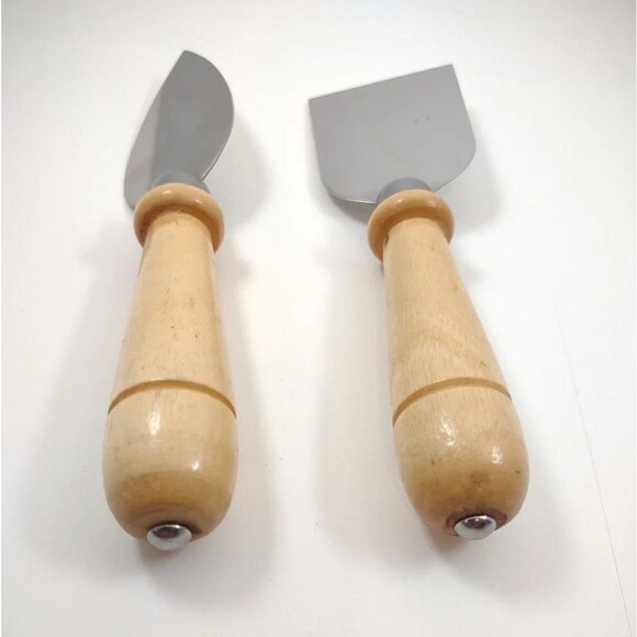Cheese Knife Set with Wooden Handles - Picture 5 of 12